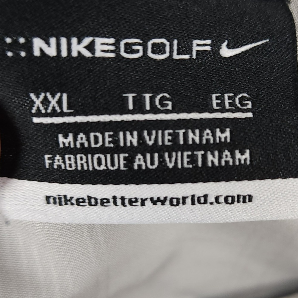 Nike Golf Pullover Jacket Windbreaker V Neck Gray Men's XXL Lightweight‎ - Picture 5 of 7